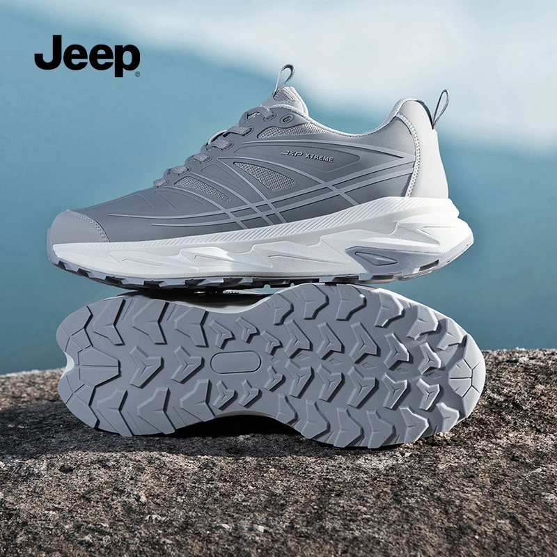 jeep吉普男鞋法玛特厚底跑步鞋秋季潮流老爹鞋男休闲运动鞋热卖款