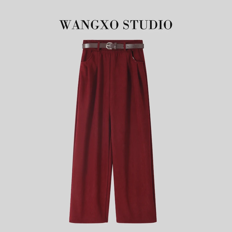 WANGXO灯芯绒长裤2371981C