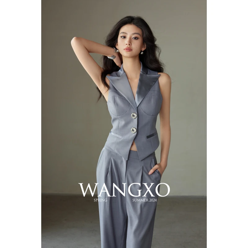 WANGXO 重磅意大利进口醋酸拼接设套装241386Y