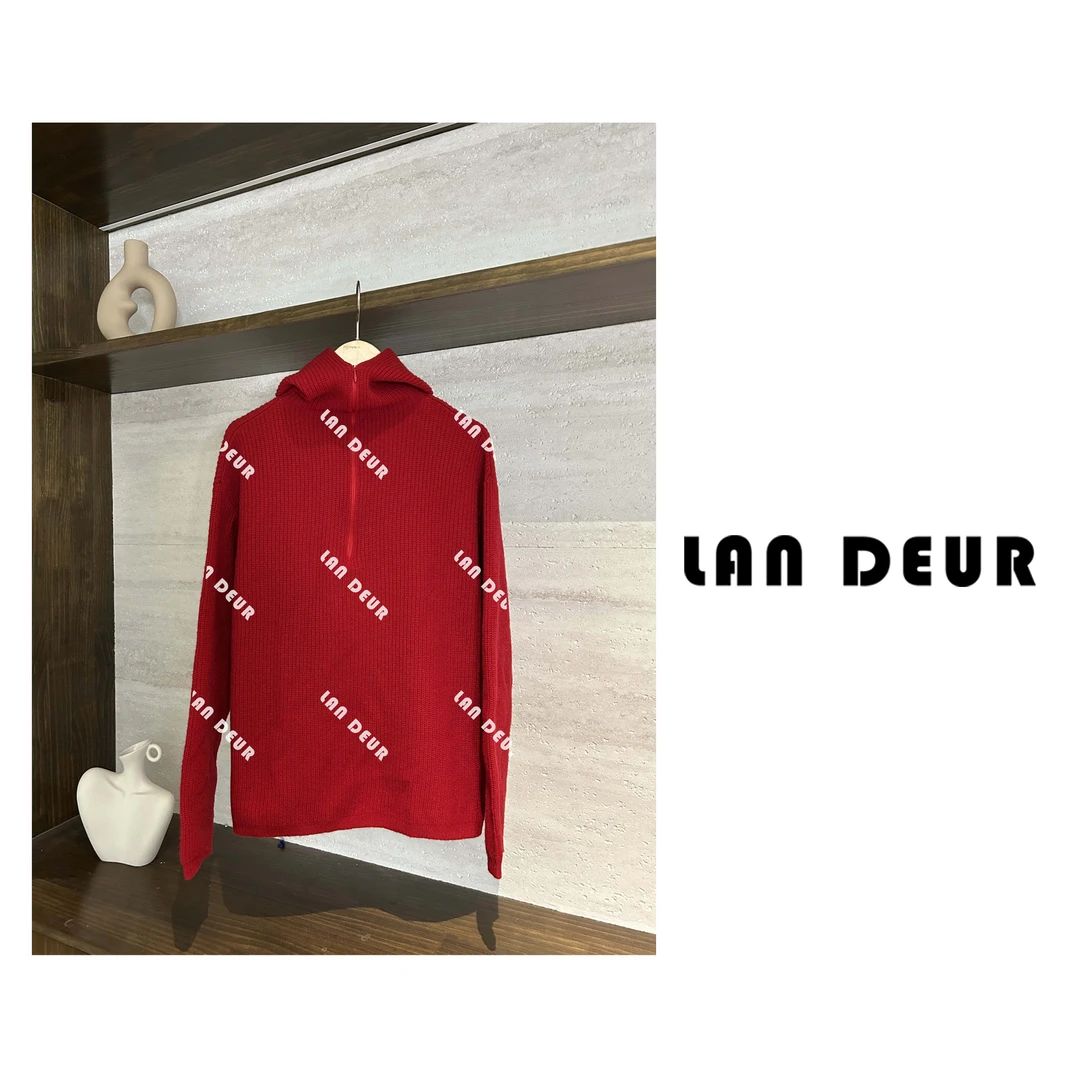 JIUJIU【瑶瑶玉兔】100绵羊毛通勤百搭简约连帽针织衫1127-30094