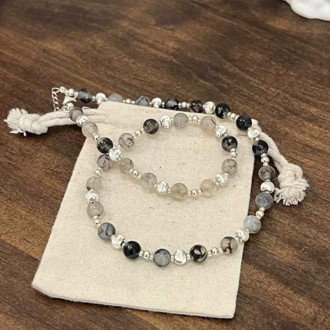 链子925银 JIUJIU【奥利奥】项链时尚气质百搭设计感0830