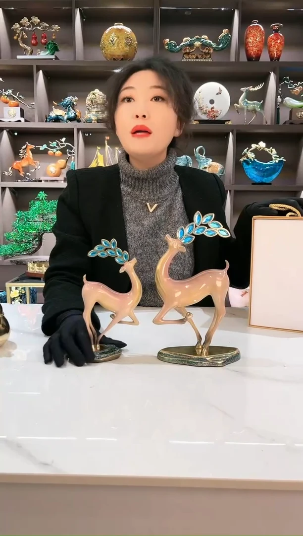【闪购商品】书法一对鹿