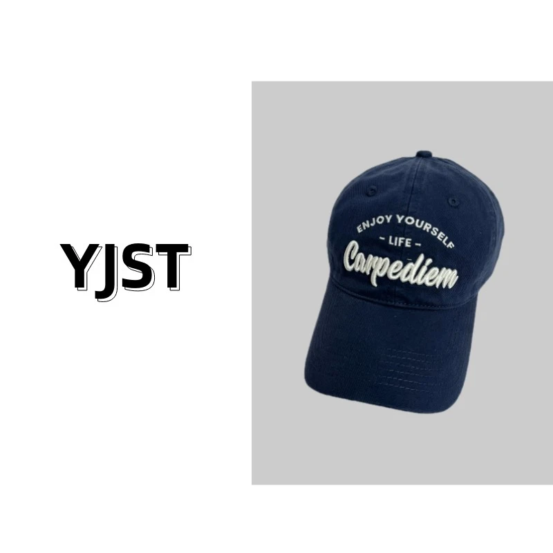 {Car}美式街头潮酷棒球帽字母刺绣休闲百搭软顶鸭舌帽情侣