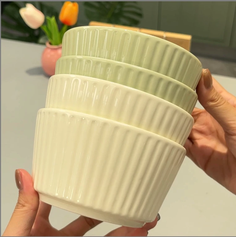 【4个装】罗马奶油风4.5英寸碗