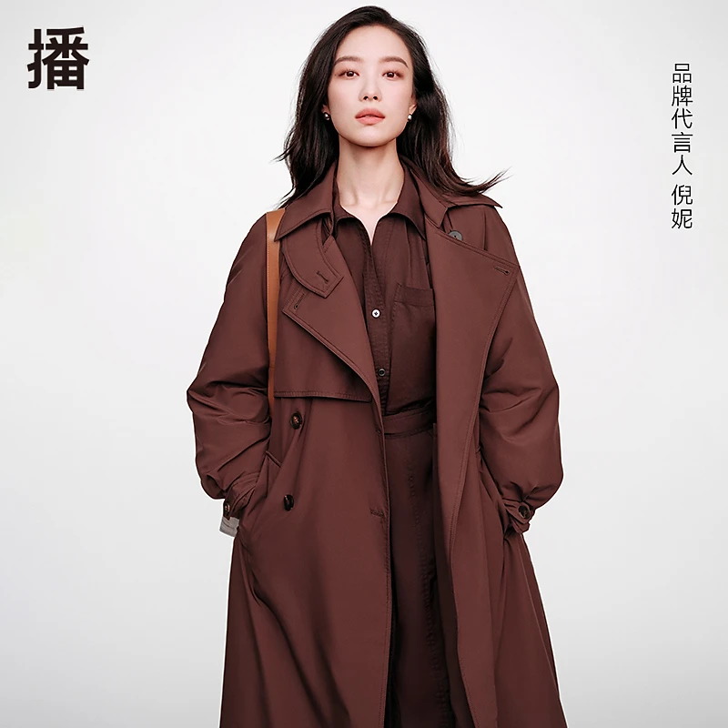 播秋季新品文艺设计师简约通勤气质连衣裙BDQ3LD0558如初见