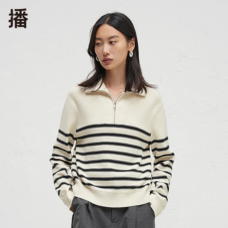 播秋季小海军翻领毛衫BDR3SD1911