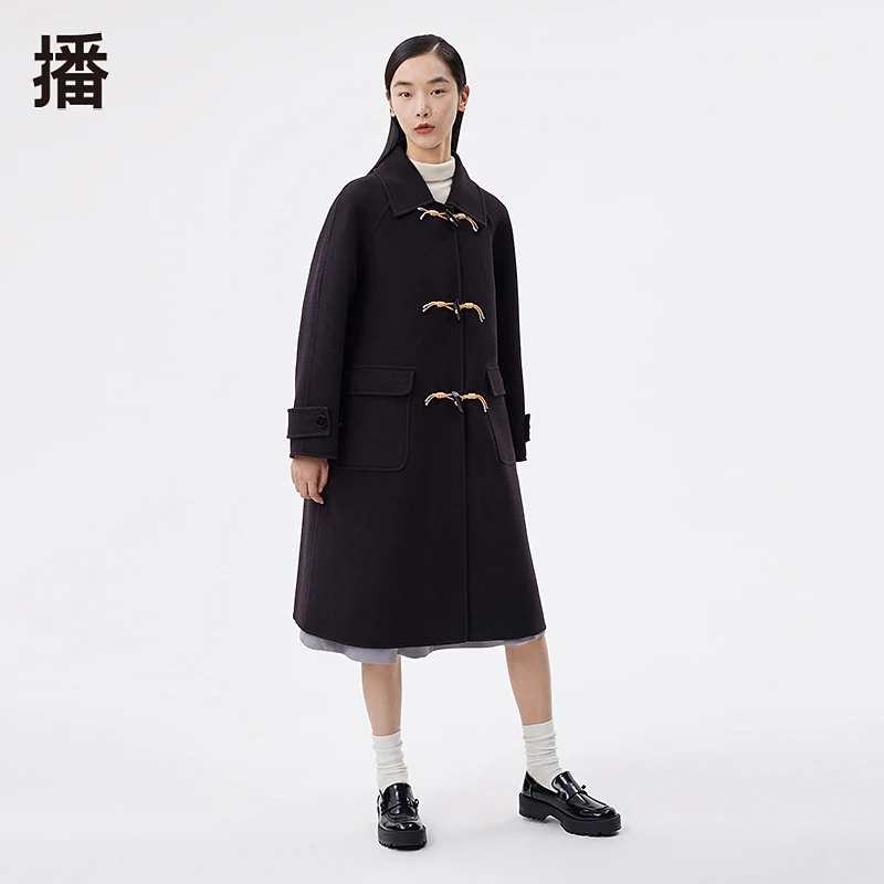 【王雪糕专属】播暖南气质毛呢外套DDS1AD3016F5