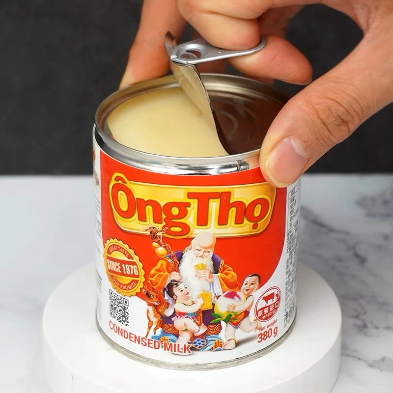 ［咖啡伴侣］越南寿星翁炼乳380g红罐头寿星公调制炼奶咖啡奶茶甜点