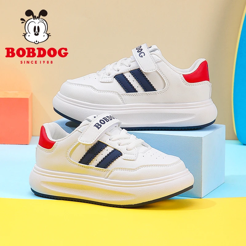 巴布豆童鞋女童运动鞋2024春季新款潮休闲小白鞋低帮春秋儿童鞋潮