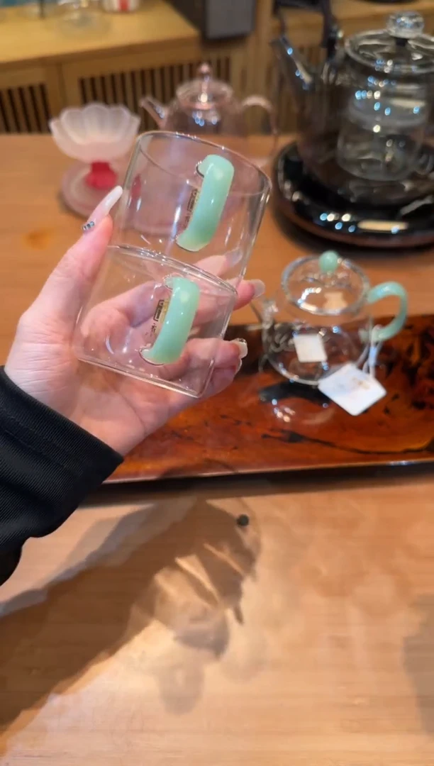 【闪购商品】1福容 德钟壶浅玉+佰享杯浅玉