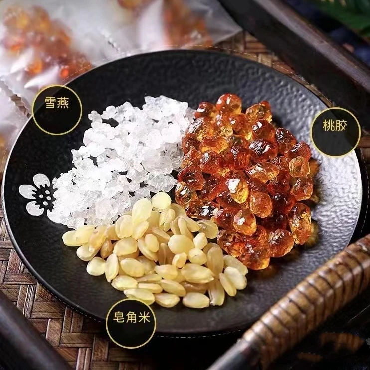 伊桦食养 桃胶雪燕皂角米三件套50g*3/套