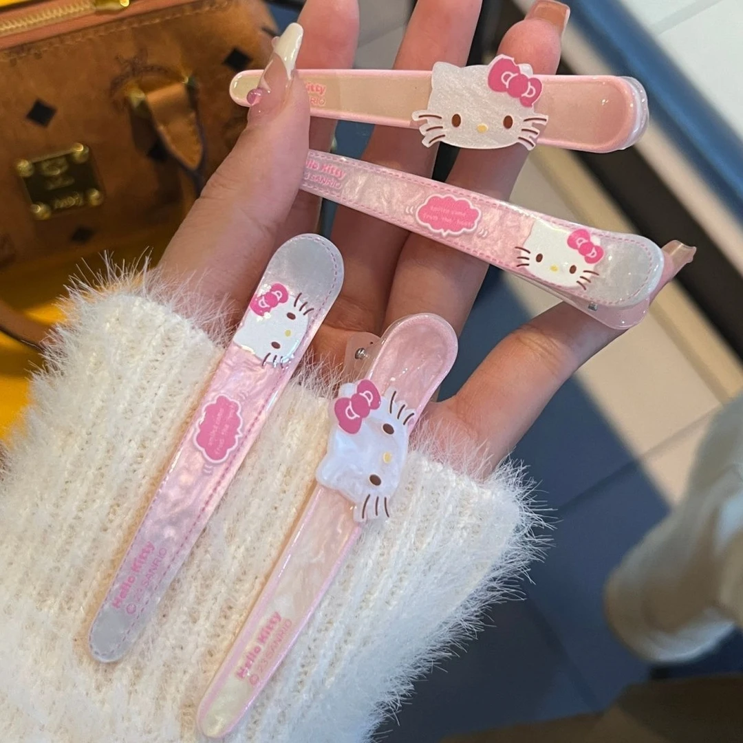 【2个装】ins炫彩三丽鸥尖嘴发夹甜美可爱刘海夹侧边日系卡通头饰