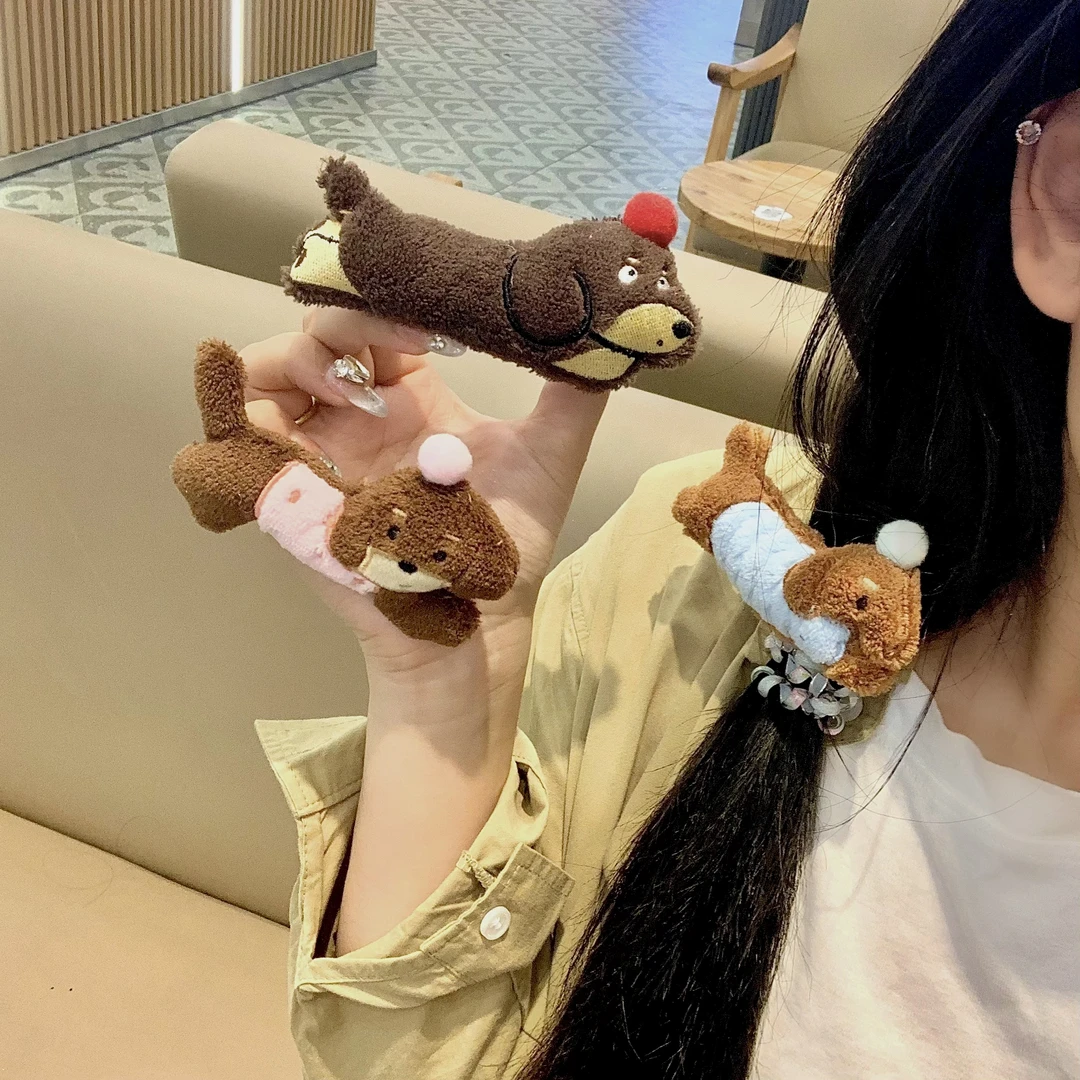 可爱少女腊肠狗爬爬BB夹 萌趣可爱发夹发饰头饰
