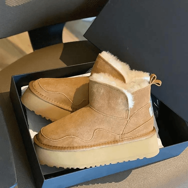 千寻宜鞋品哈尔滨雪地靴女款冬季加厚保暖时尚增高轻便防滑抗寒棉