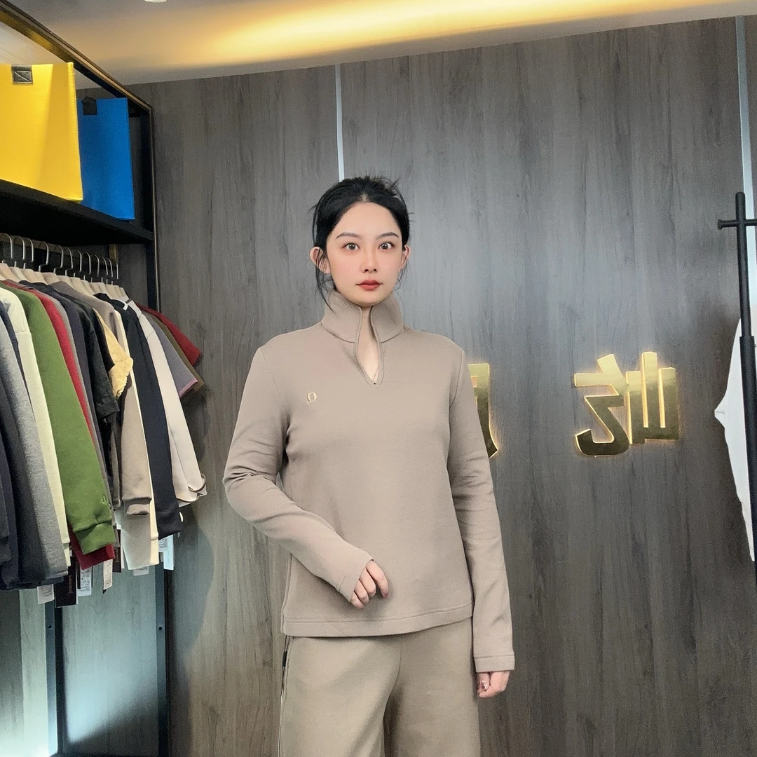 241002女款休闲体恤打底衫长袖女士套头修身显瘦上衣