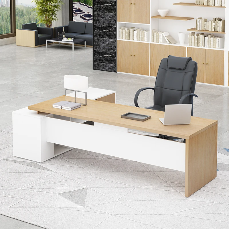 办公桌老板桌简约现代办公桌椅组合办公室家具总裁桌子单人经理桌