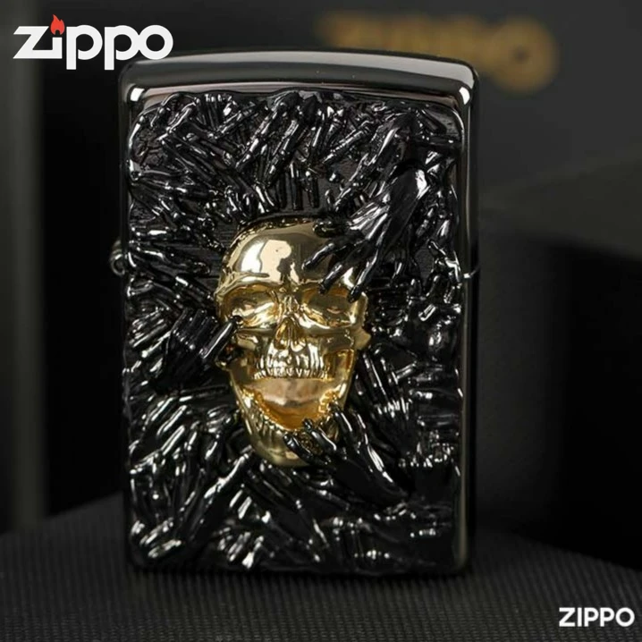 打火机ZIPPO正版 金色灵魂 套装防风个性男士经典防风煤油打火机