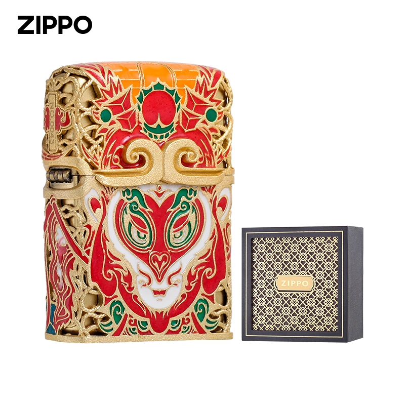 ZIPPO打火机 爱一万年 珐琅套壳 高端防风打火机礼物DY9902TF