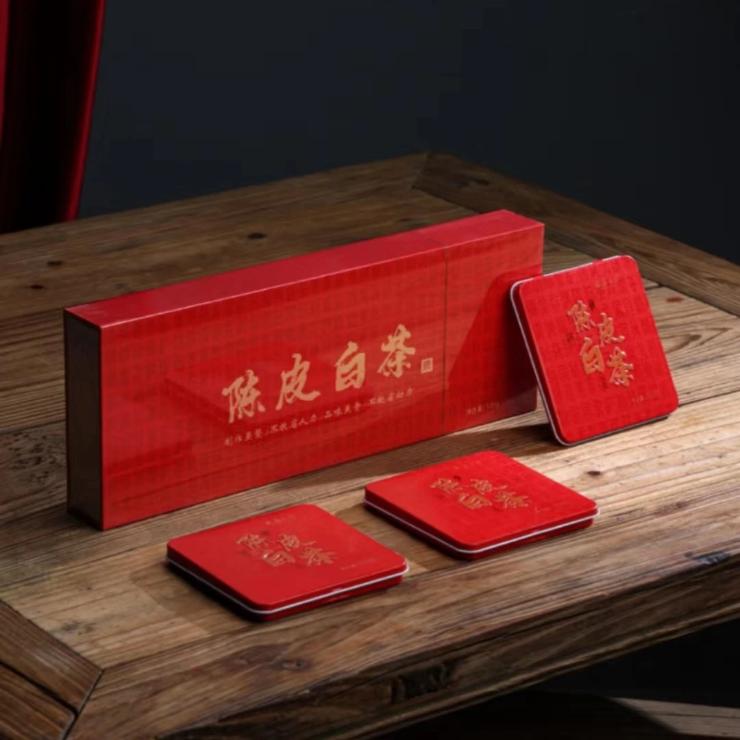 陈皮白茶30g*6 精选原料 珍藏老白茶 古法匠心工艺 核心产地