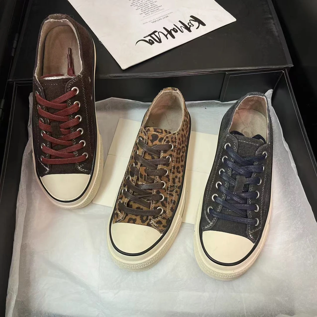 【野性代表】2024冬季新款百搭软底低帮加绒舒适运动休闲鞋8383