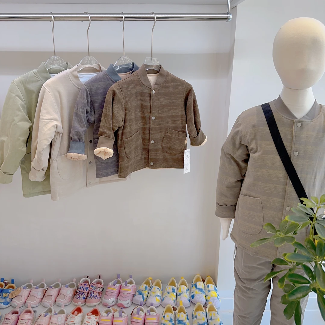 爱祖儿薄棉 前开扣小外套 轻便舒适（100克）