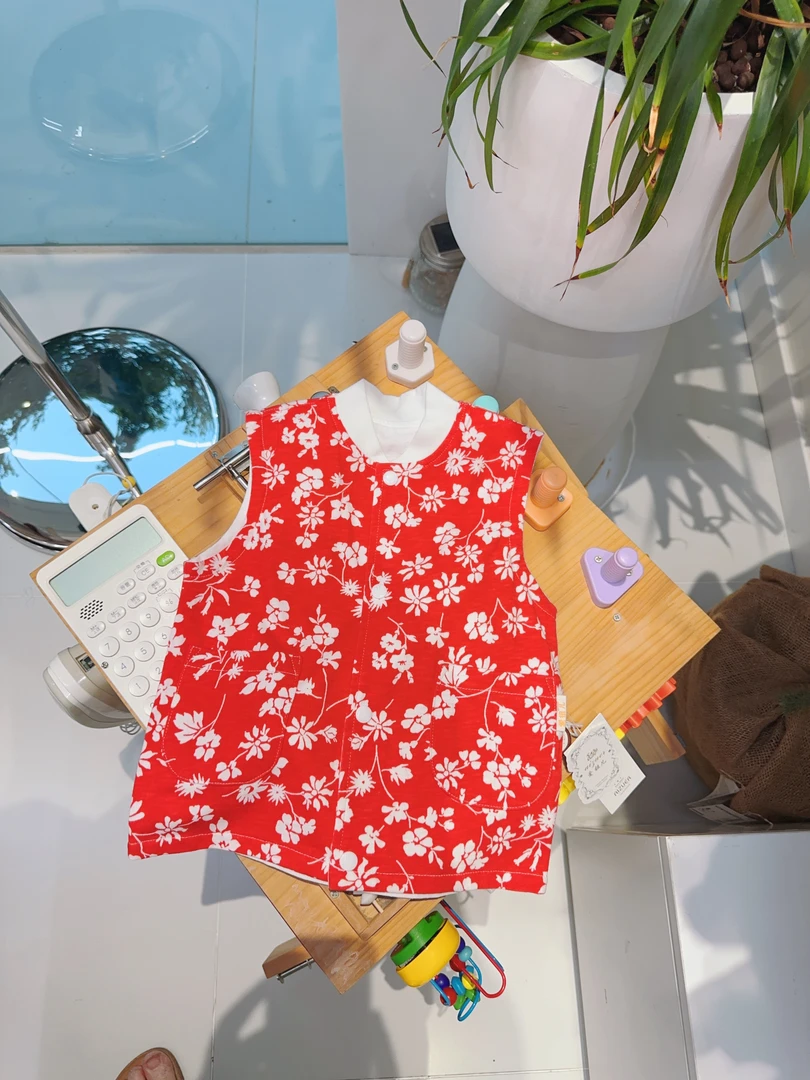 爱祖儿 春秋款 双层马甲 贴身舒适 吸汗透气