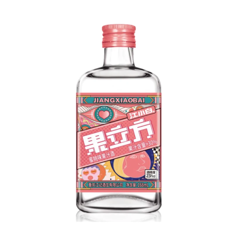 江小白  果立方蜜桃味果汁酒23度168ml