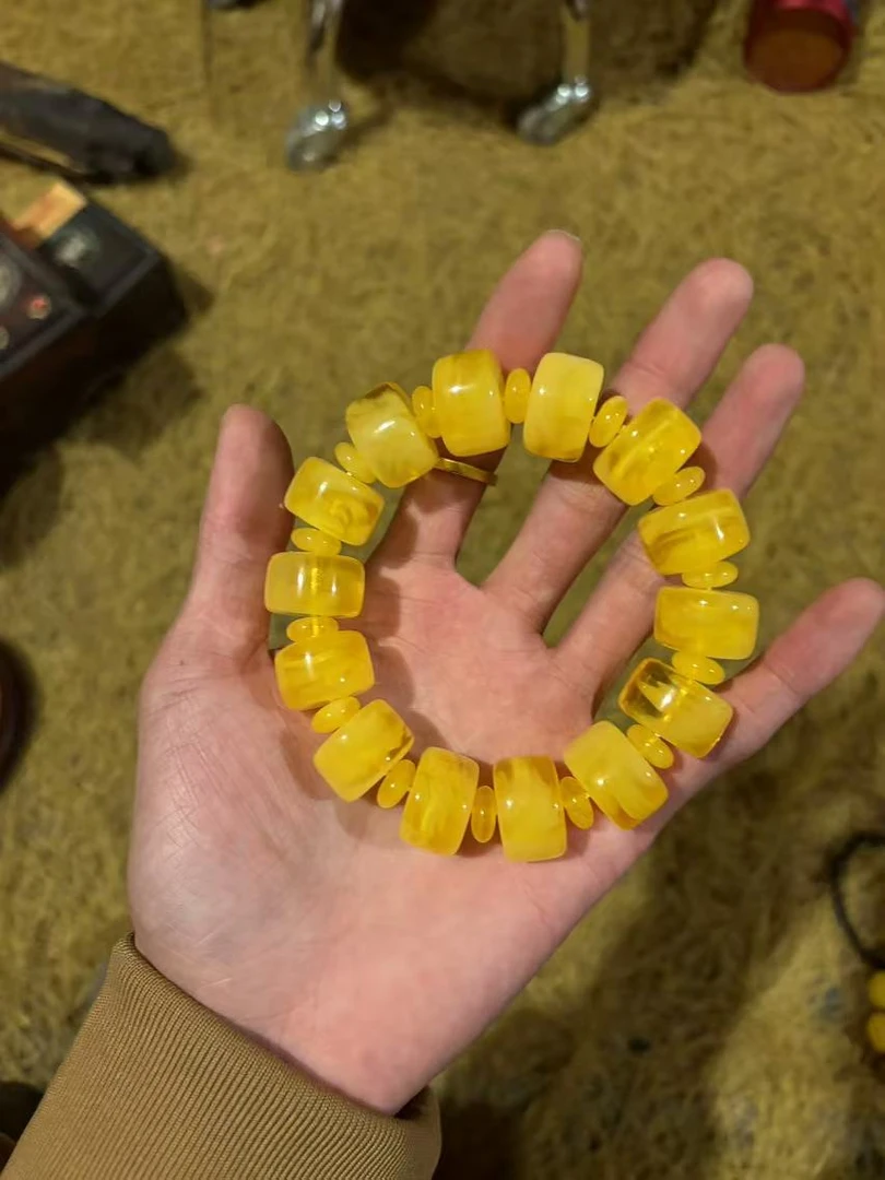 黄蜡摆件一个[名宛苑百货店]