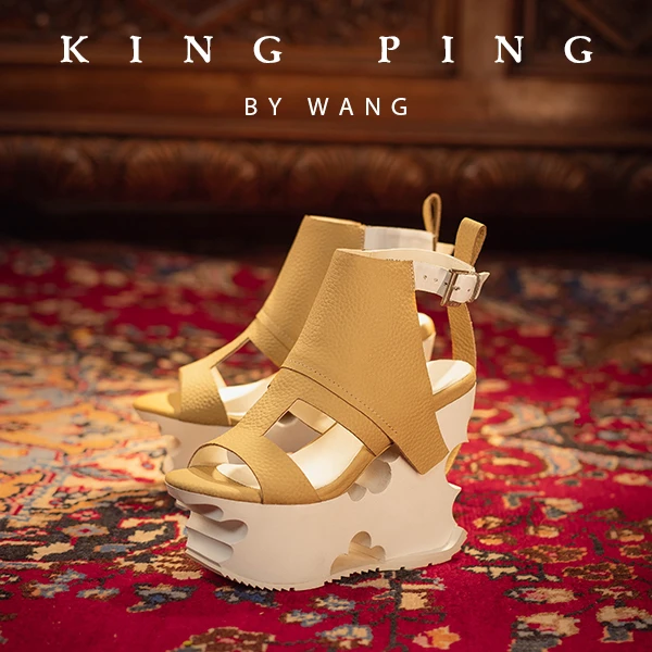 KING PING by WANG原创设计师品牌舒女鞋适百搭夏季时尚个性