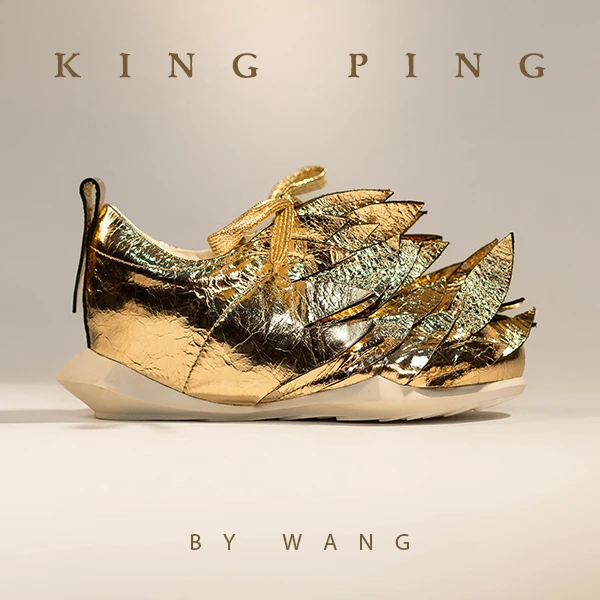 天使之翼KING PING BY WANG原创设计轻奢气质个性四季鞋