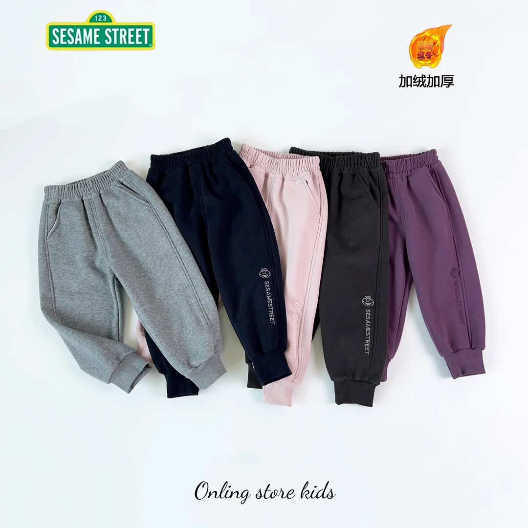 【480克一条过冬】儿童冬季奥粒绒加绒加厚卫裤2406-1合并