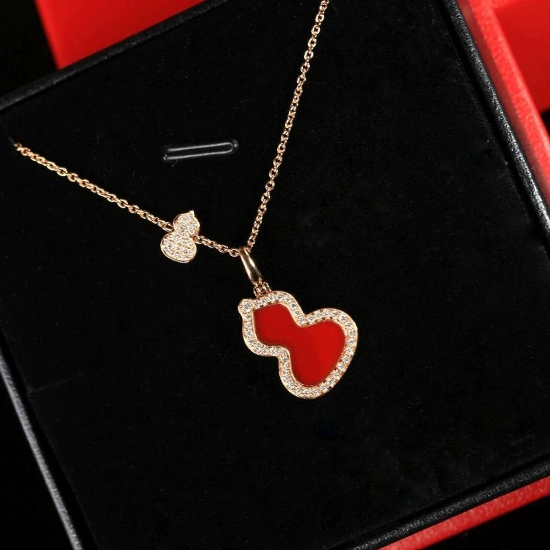 链子925银 葫芦轻奢项链时尚百搭精致小众简约法式气质个性高级