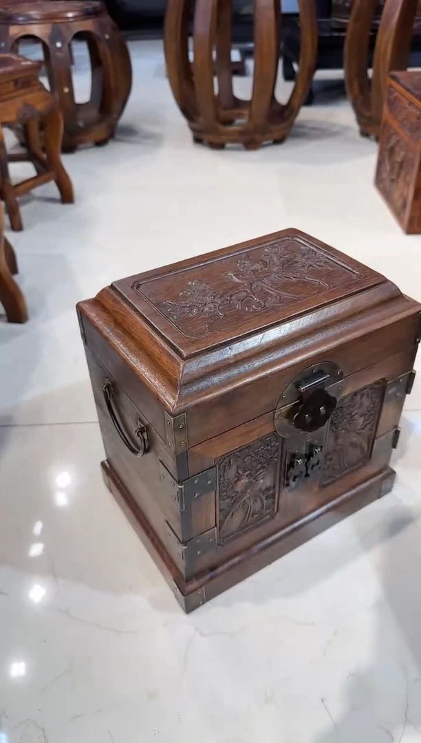 【闪购商品】木木艺官箱花鸟雕刻388..88888