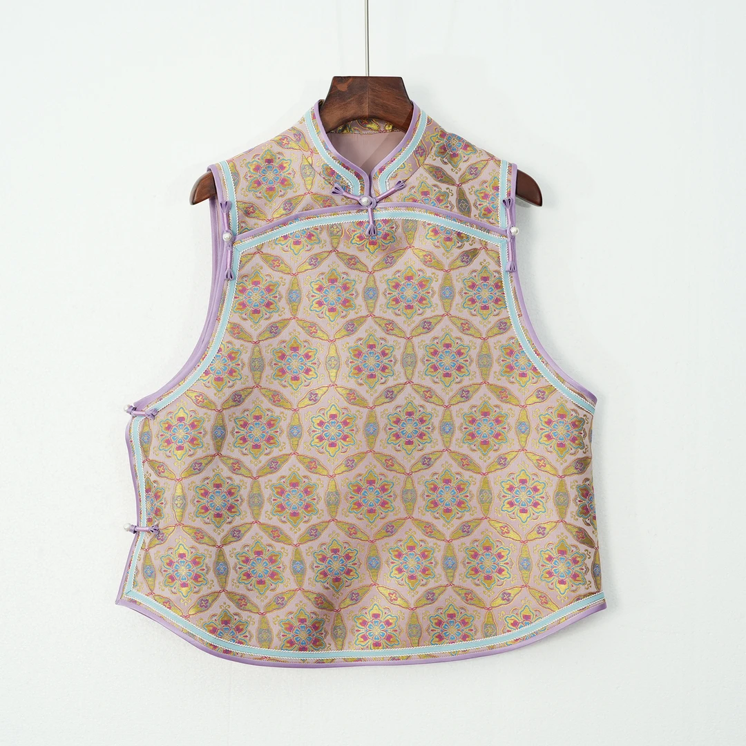 女士上衣马甲中国风传统国风中式新中式太保百搭复古马甲