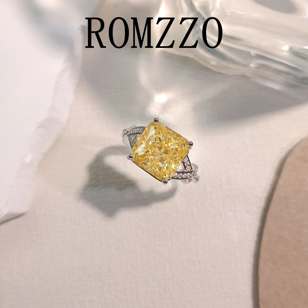 铜合金合成锆石戒指 WGTL-001230【芒星之耀】戒指欧美经典简约精致