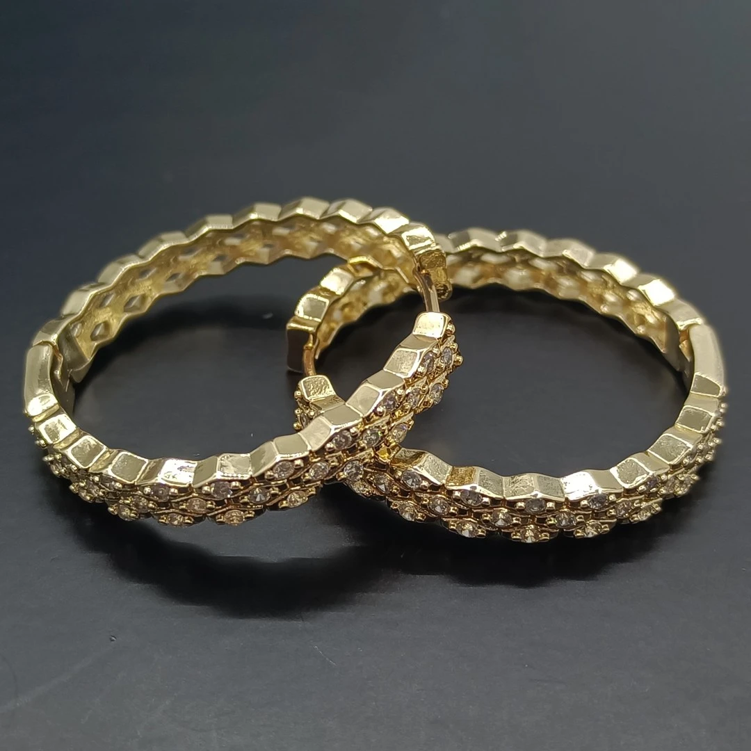 铜合金合成锆石耳饰 X3FXL-36105 耳饰时尚百搭简约欧美气质