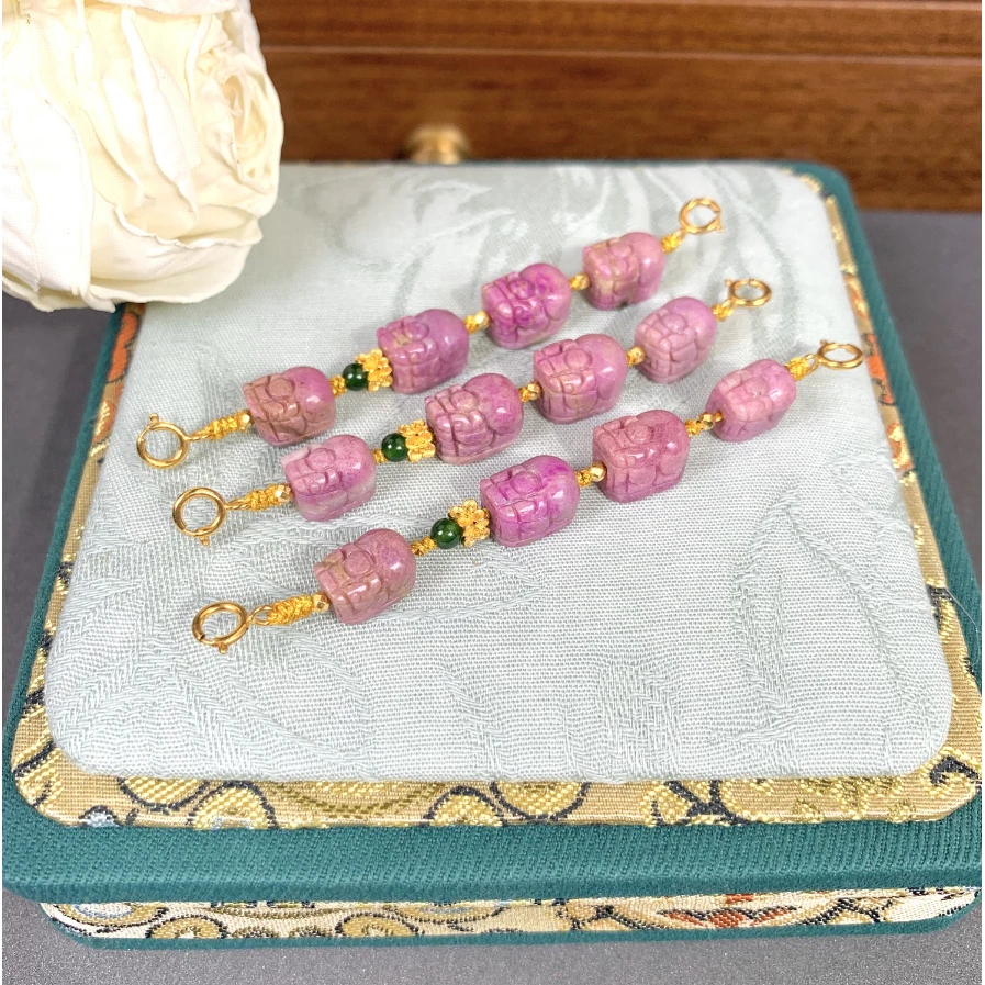 款款丨18K金镶嵌舒俱来貔貅延长链/多样性发其一/L00144