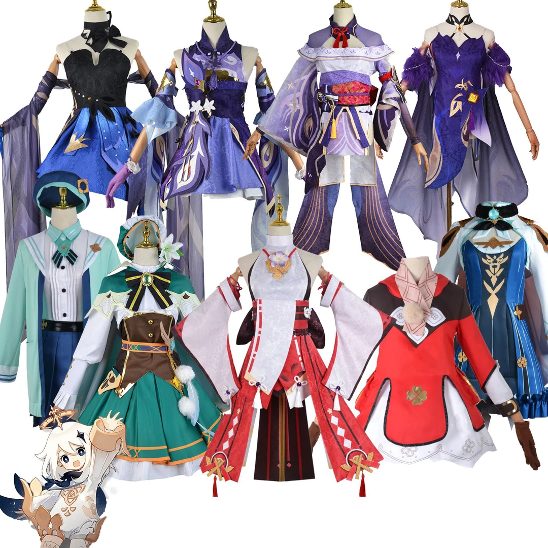 原神cos服全套可莉八重神子雷电刻晴温迪凝光砂糖霓裾翩跹cosplay