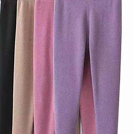 高腰紧身秋冬女士内衣套装加绒保暖秋衣秋裤德绒打底发热保暖新款