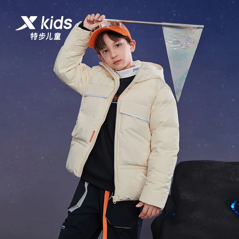【谢广坤推荐】特步儿童羽绒服聚热舱冬季羽绒服外套678425199047