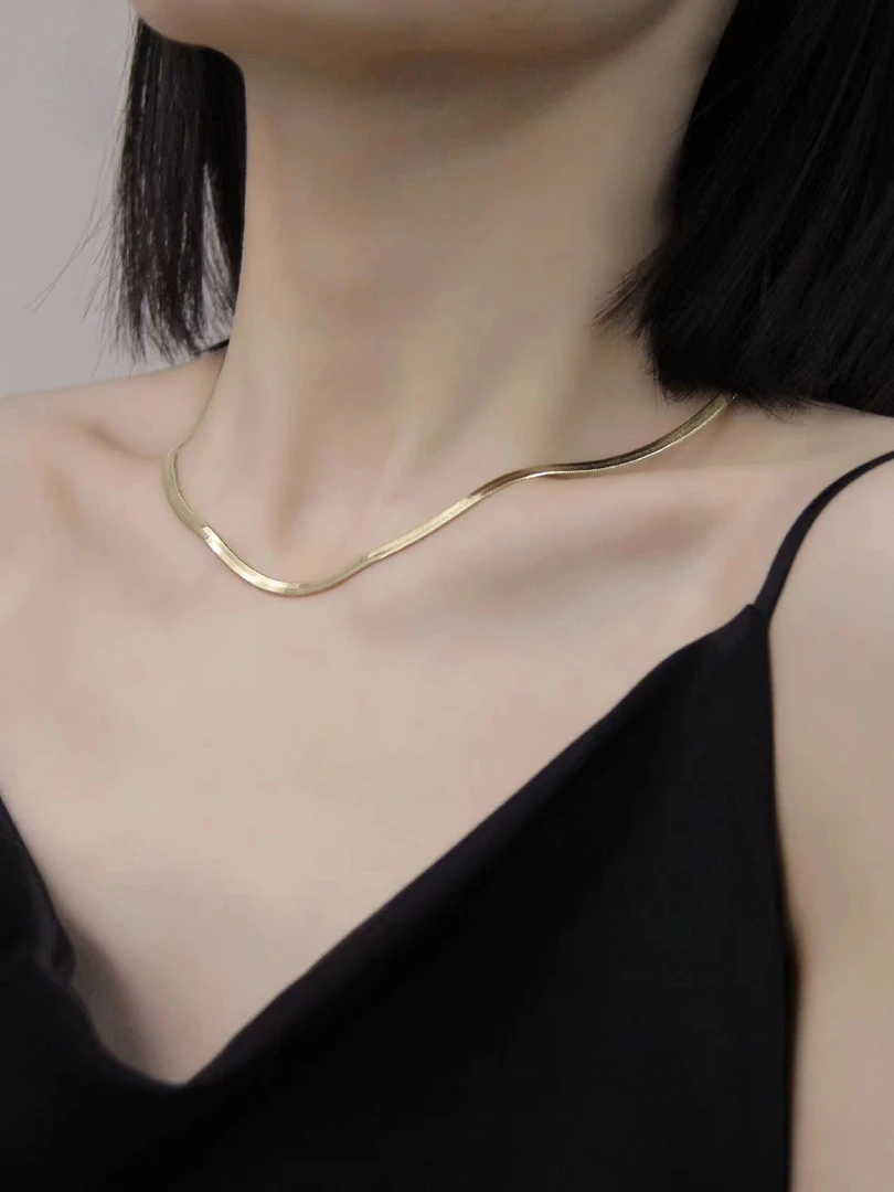 合金项链 时尚百搭复古设计感优雅轻奢气质项链