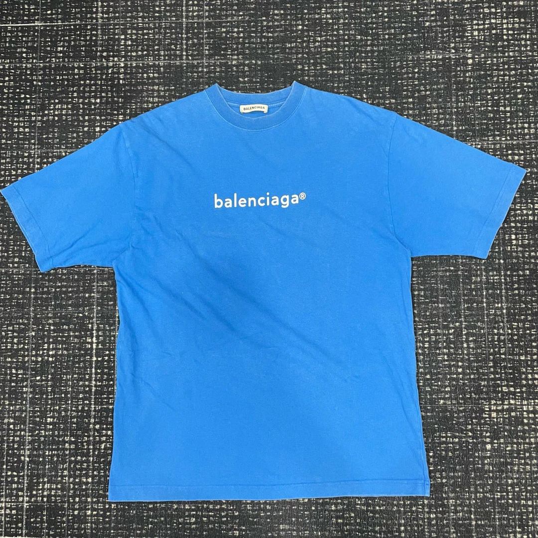 Balenciaga巴黎世家字母logo短袖 XS码 99新 SL001122 公价5300