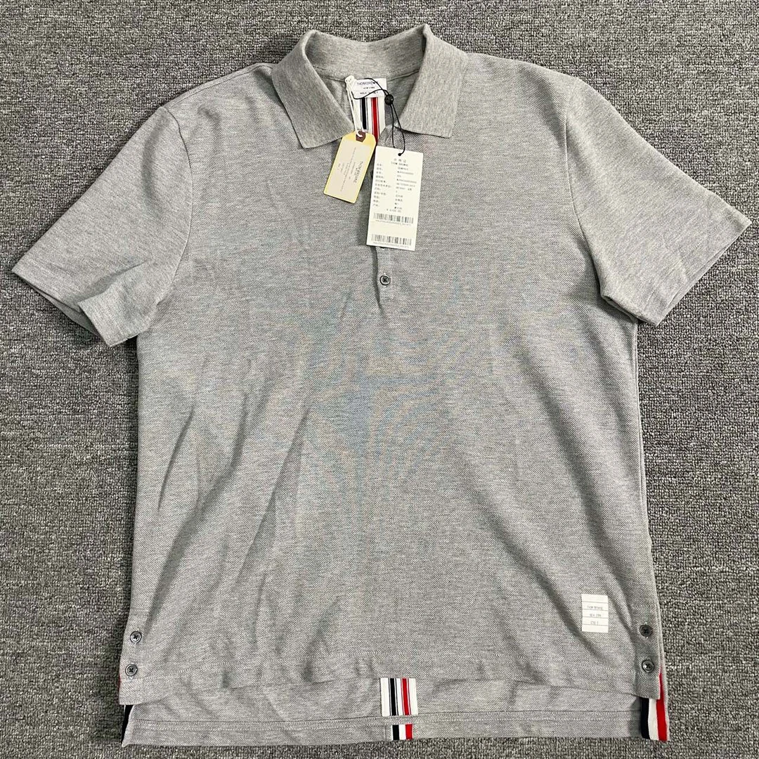 Thom Browne灰Polo衬衫0码1件1码2件2码2件3码2件4码2件000279