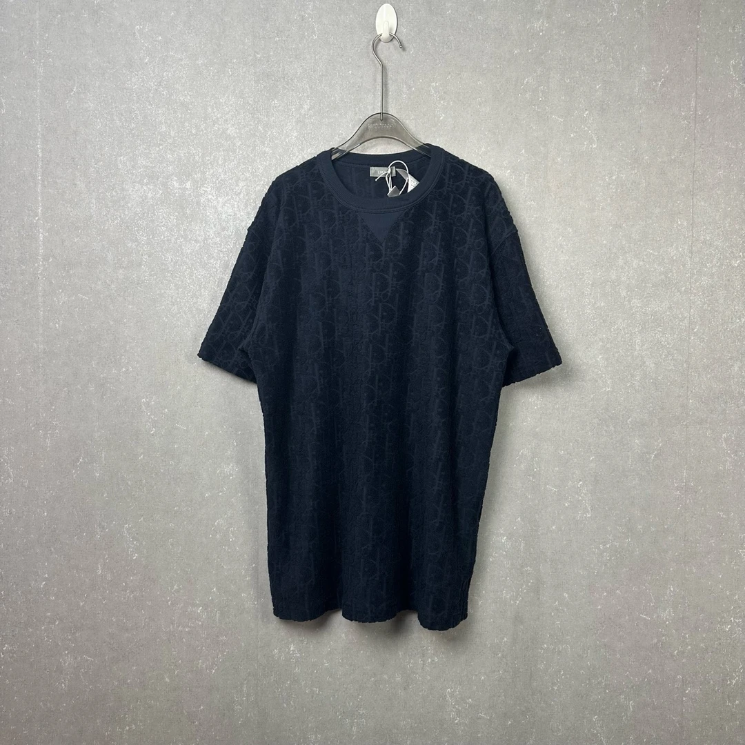 DIOR 迪奥 Logo提花休闲圆领短袖L码/全新带吊/公价7700/002450