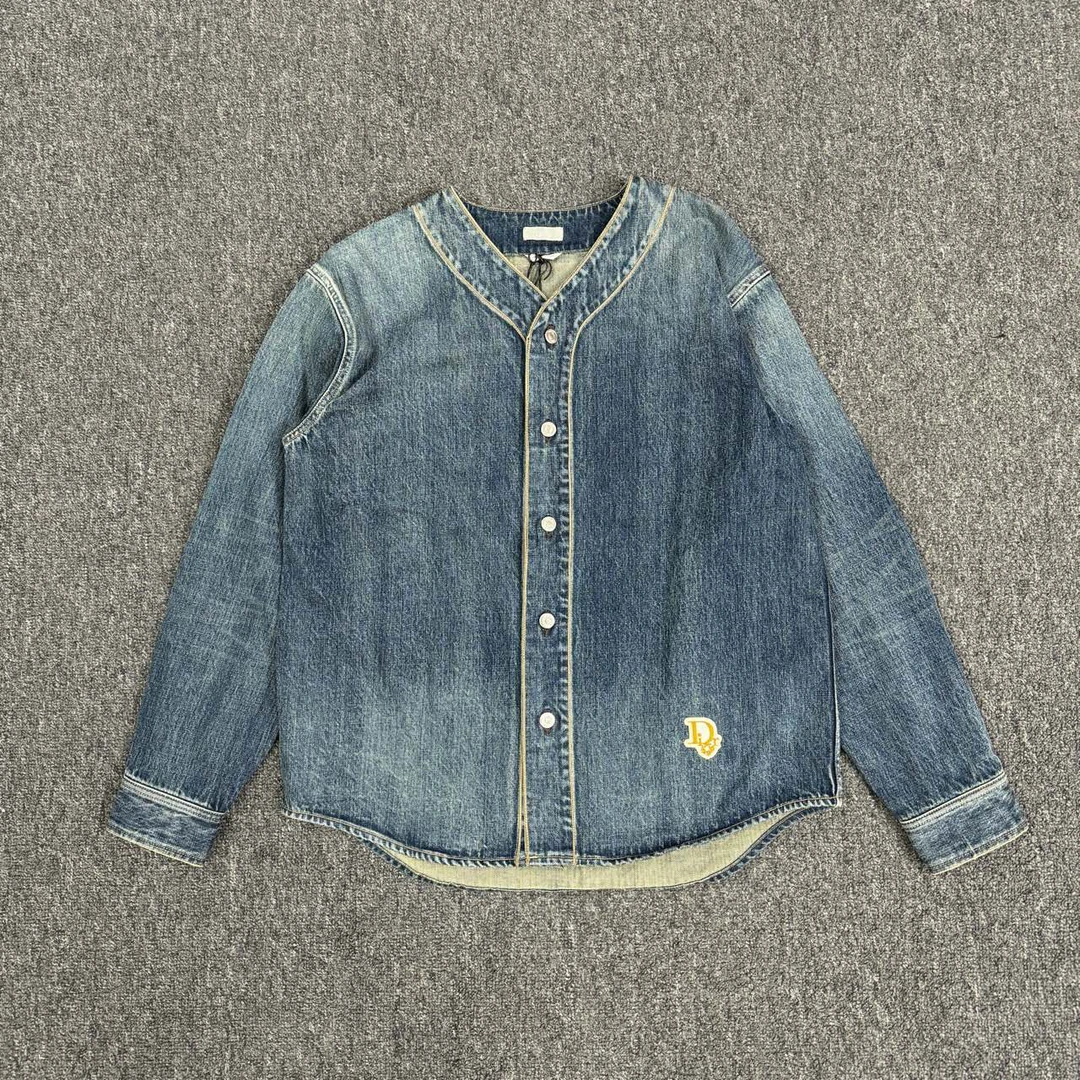 Dior x Denim Tears徽标Logo长袖夹克外套52码/全新带吊/Sl000484