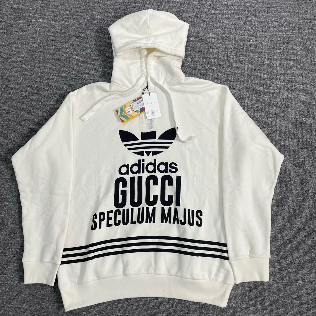 GUCCI/古驰FE22阿迪达斯ADIDAS联名卫衣连帽m码 l码全新Sl000318