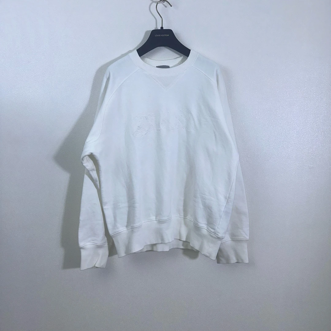 DIOR 迪奥/FW21Logo刺绣圆领套头卫衣/L码/95新/002181