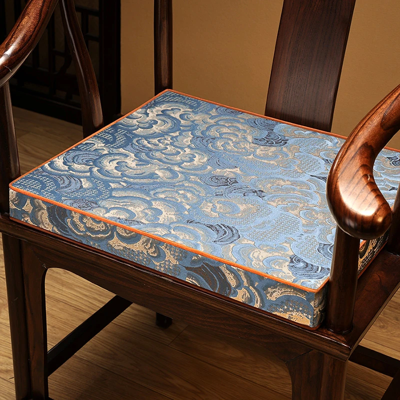 御芳阁新中式椅子坐垫座椅垫茶椅垫圈椅茶椅垫太师椅垫定制可拆洗