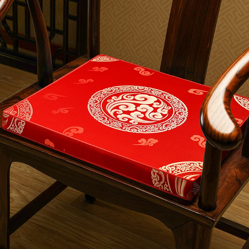 富贵团中式椅垫红木沙发垫海绵垫子圈椅椅垫座垫椅子中式椅子坐垫