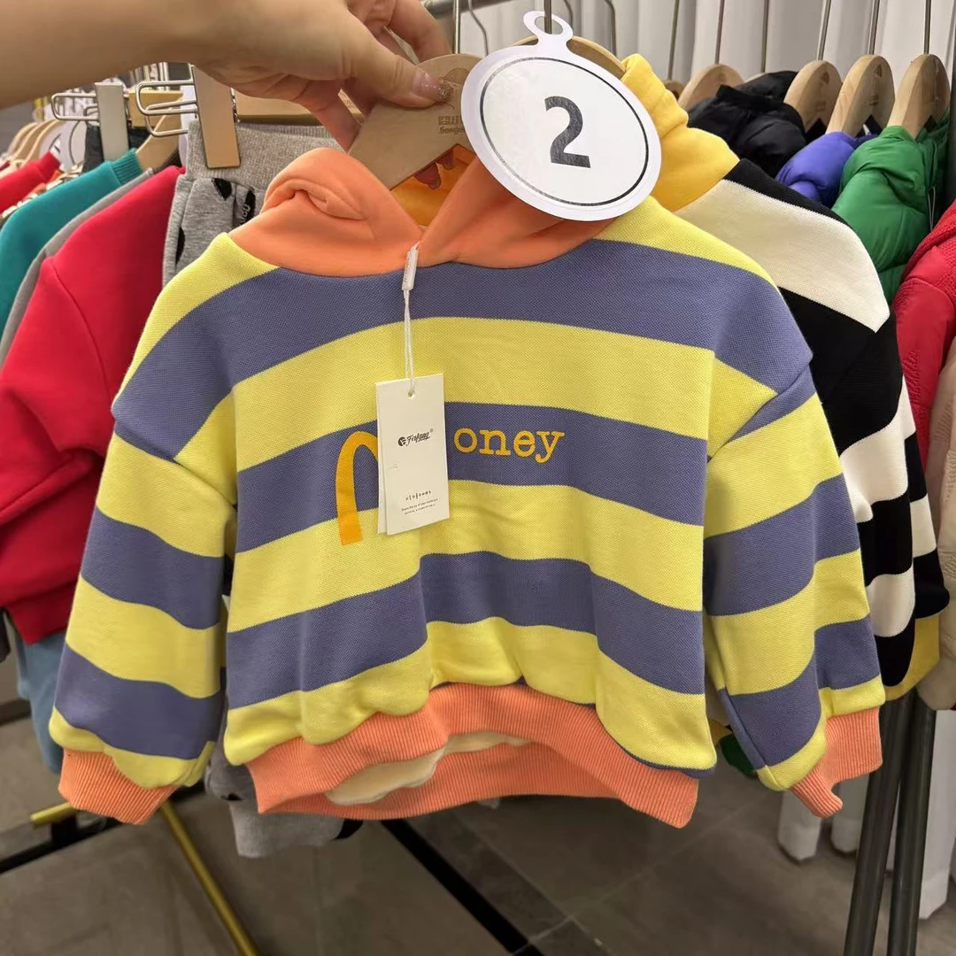 【2】冬季儿童新款加绒卫衣